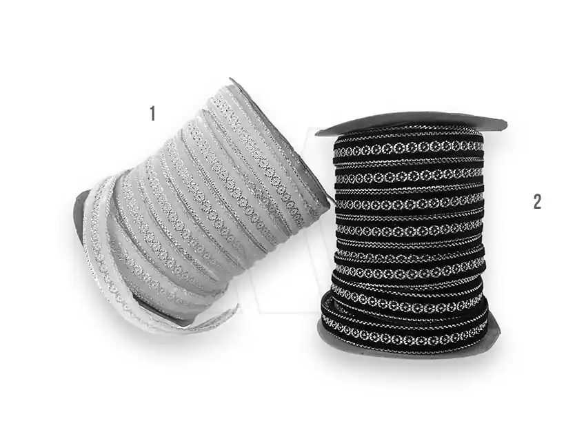 CINTA FUZZ TERCIOPELO C/ LUREX SAANVI 10MM X 18,28MTS