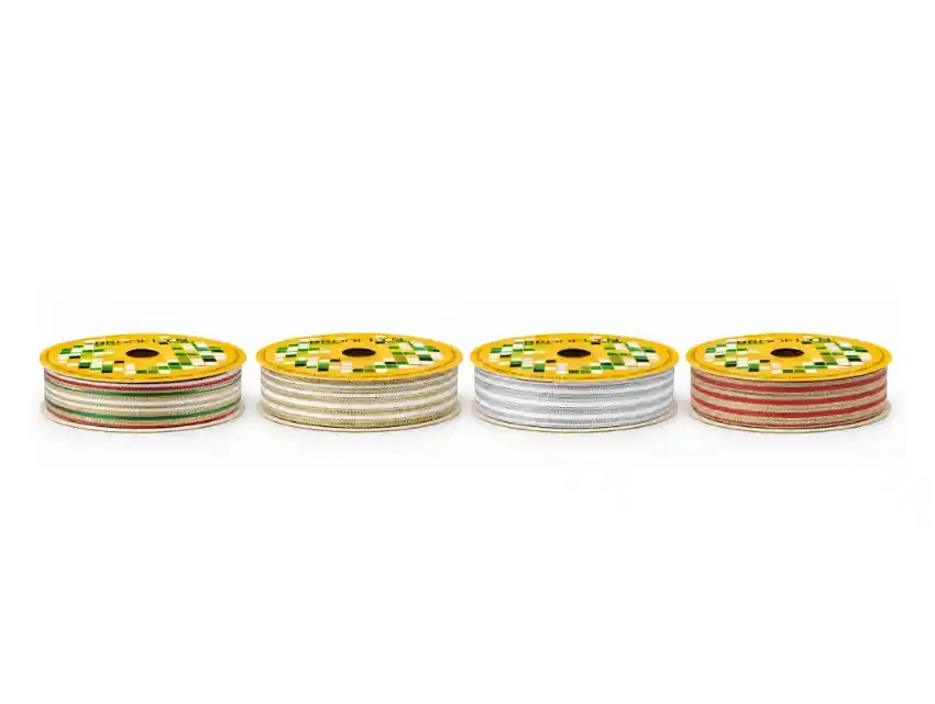 CINTA BROOKLYN LUREX GLEN 25 MM X 10 MTS