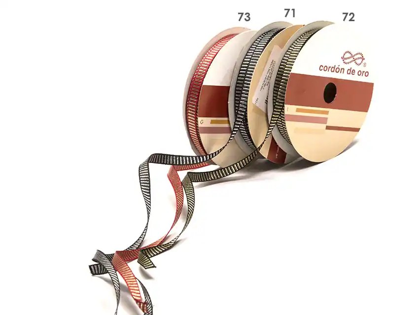 CINTA NAVIDENA AMANDA DE LUXE C.DE ORO 6MMX10MT