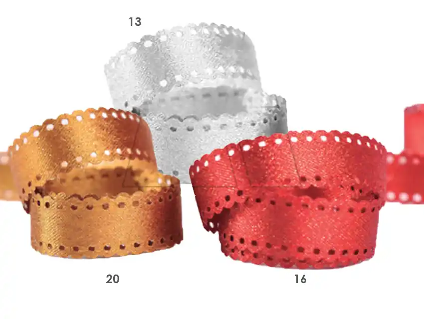 CINTA NAVIDEÑA BABEL CORDON DE ORO 15MM X 10MTS