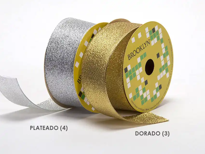 CINTA BROOKLYN LUREX MILANO 39MM X 10MTS