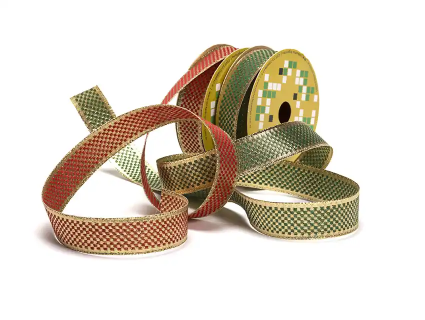 CINTA BROOKLYN NAVIDEÑA COSMOS 25MM X 10MTS