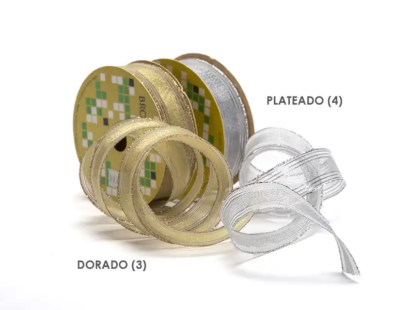 CINTA BROOKLYN SOLEDAD C/LUREX X 10MTS