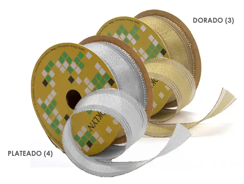 CINTA BROOKLYN SOLEDAD C/LUREX X 10MTS