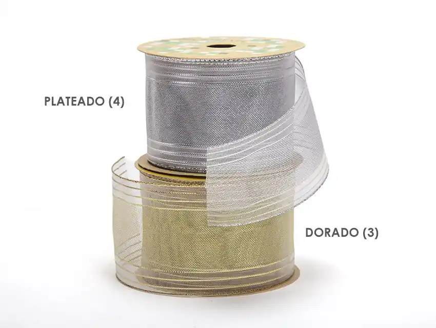 CINTA BROOKLYN SOLEDAD C/LUREX X 10MTS