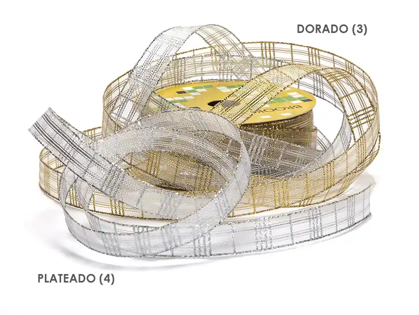 CINTA BROOKLYN NAVIDEÑA BACHIK 15MM X 10MTS