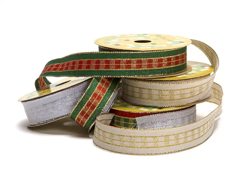 CINTA BROOKLYN NAVIDEÑA CLAUS 25MM X 10MTS