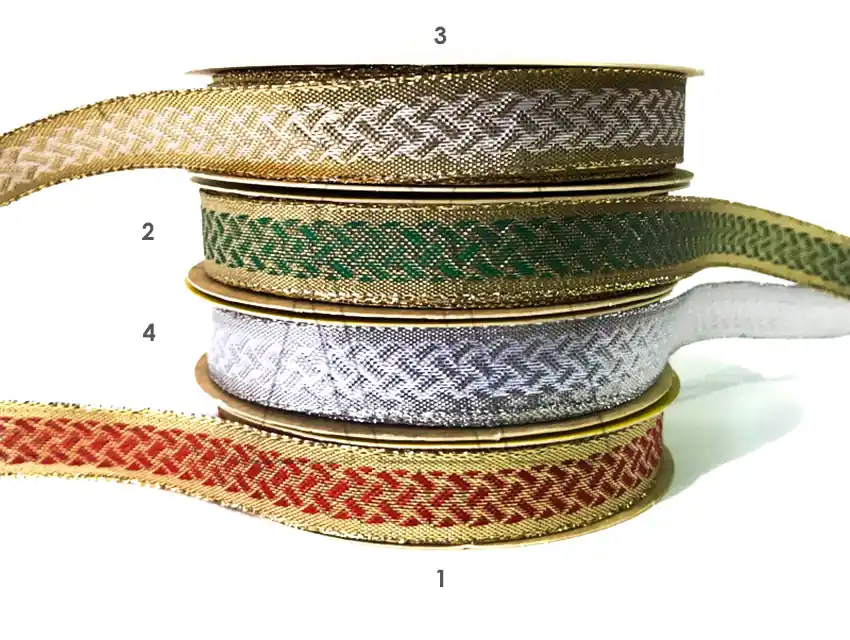 CINTA BROOKLYN LUREX RIMINI 1,5CM X 10MTS