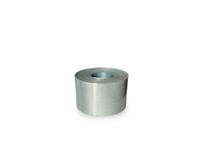 CINTA REFLECTIVA TERMOADHESIVA 25MM X 10MTS