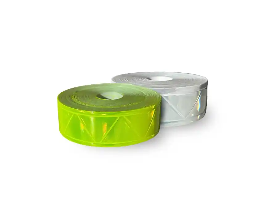 CINTA HIGH GLOSS REFLECTIVA PLASTIFICADA PARA COSER 25MM X 10MTS