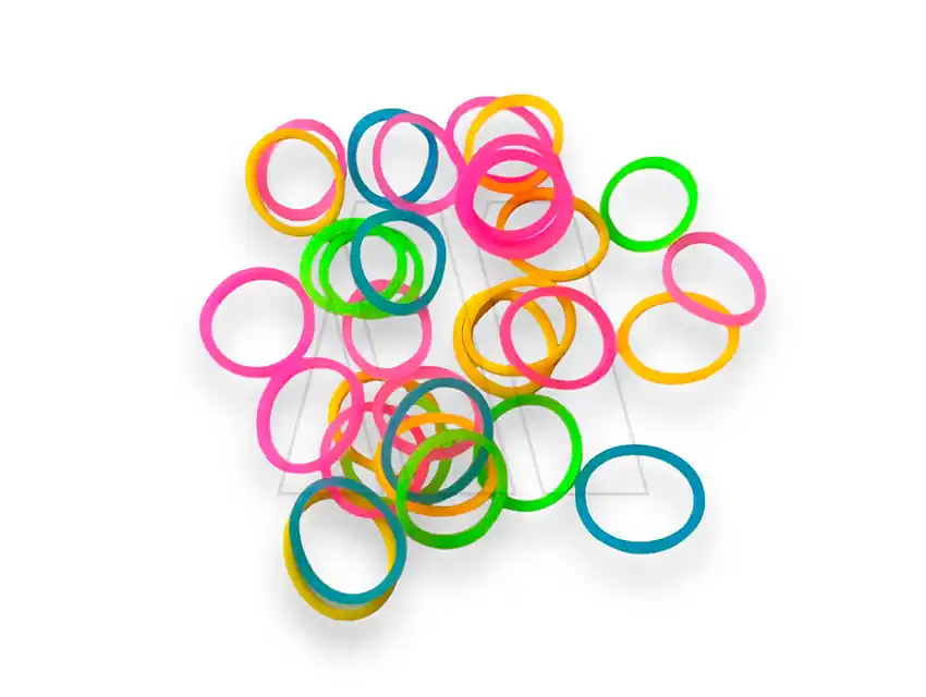 GOMITAS DE SILICONA X 300UN COLORES SURTIDOS