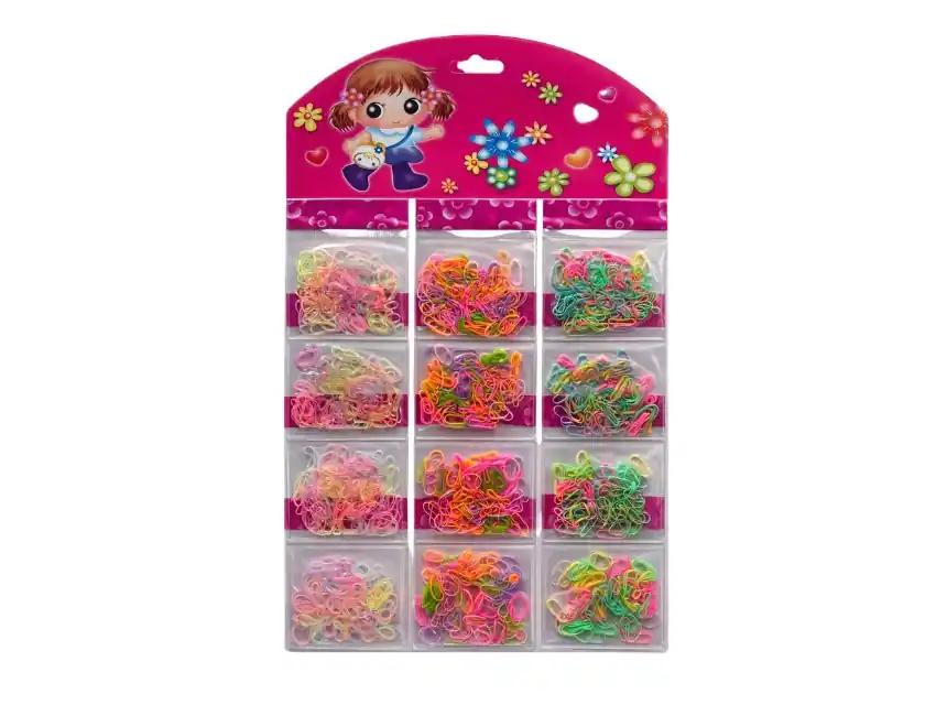 GOMITAS DE SILICONA X 12 BLISTERS SURTIDOS