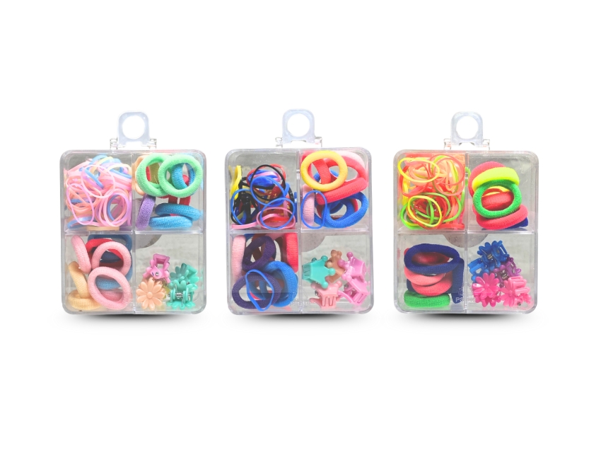 ESTUCHE DE COLITAS SURTIDAS Y BROCHES X 105UN APROX 