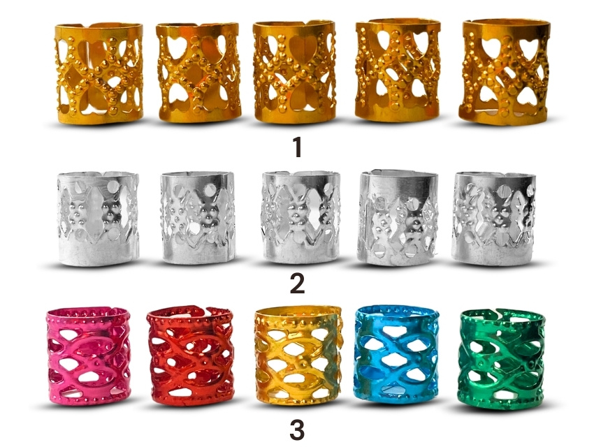 ANILLOS CUFFS PARA TRENZAS 8MM X 9MM X 50UN