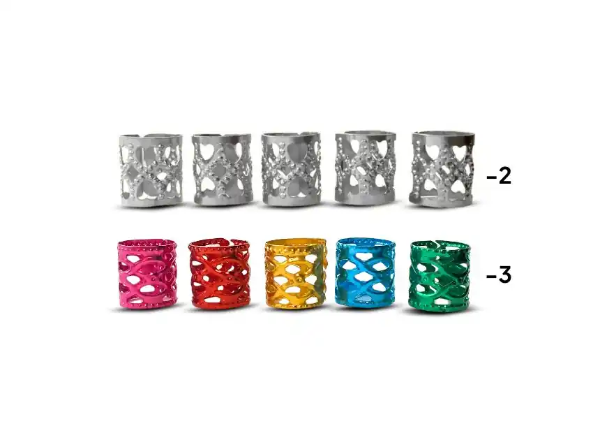 ANILLOS CUFFS PARA TRENZAS 8MM X 9MM X 50UN