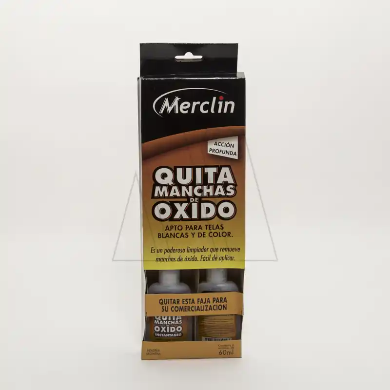 QUITA MANCHAS DE OXIDO MERCLIN 60ML X UN