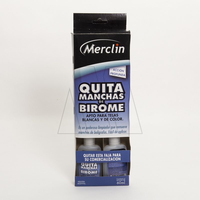 QUITA MANCHAS DE BIROME MERCLIN 60ML X UN 