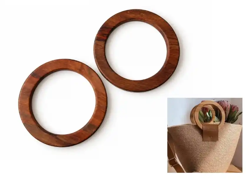 MANIJAS DE MADERA PREMIUM PETRONA 15CM X PAR