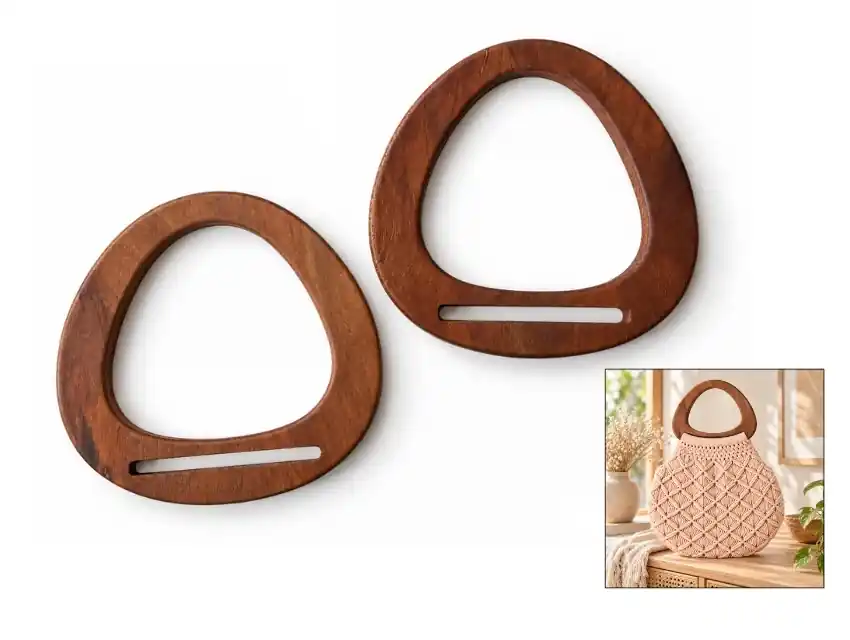 MANIJAS DE MADERA PREMIUM ANTONIA 16,5CM X PAR