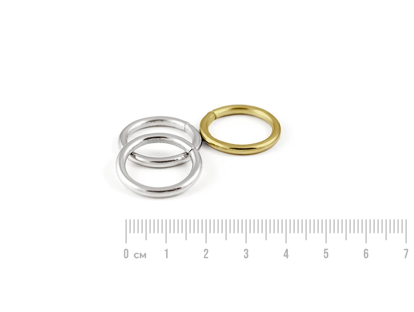 ARGOLLAS METALICAS SIMPLES NIQUELADAS 16 MM X 500UN