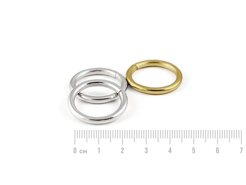 ARGOLLAS METALICAS SIMPLES NIQUELADAS 20 MM X 500UN