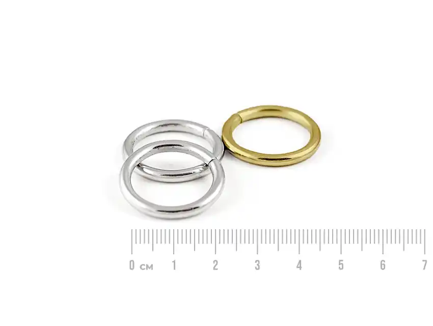 ARGOLLAS METALICAS SIMPLES NIQUELADAS 20 MM X 500UN