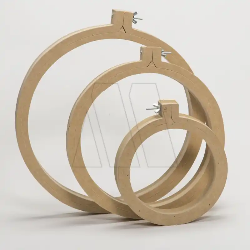 BASTIDOR DE FIBROFACIL P/BORDADO CHINO 16CM