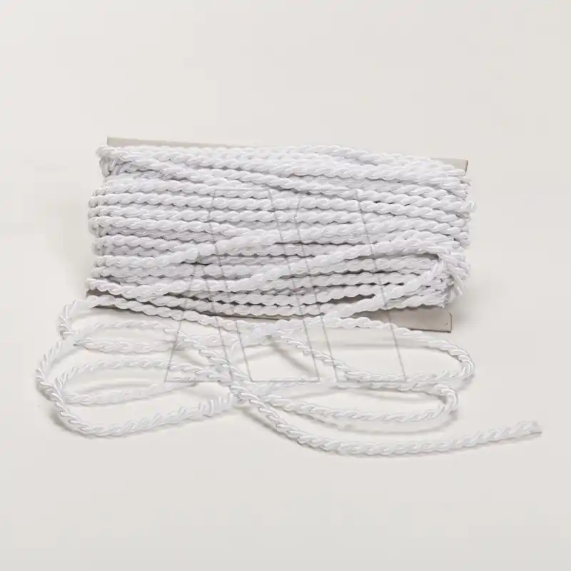 CORDON RAYON COMUNION TRENZADO IMPERIAL 4MM X 20MTS