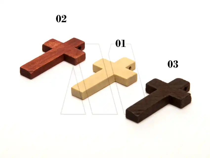 CRUZ DE MADERA GRANDE 26MM X 42MM X 10UN
