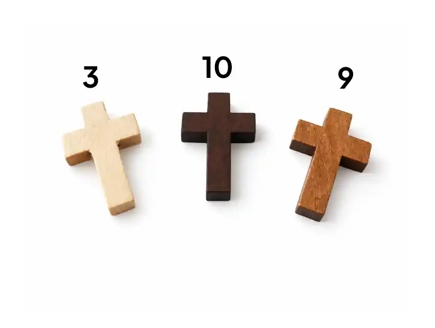 CRUZ DE MADERA 14 X 22MM X 25UN