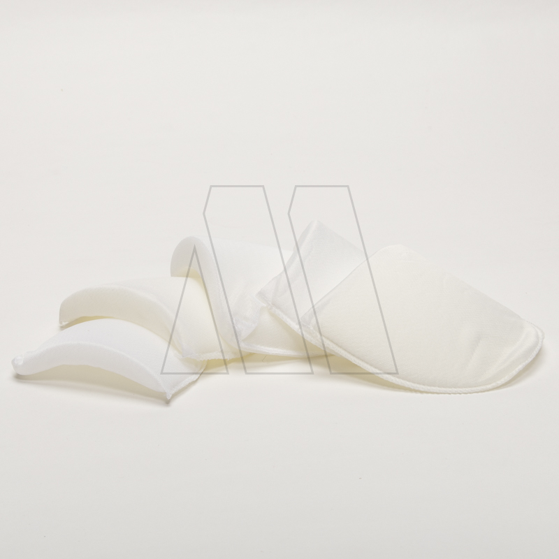 HOMBRERA FORRADA BLANCA Nº1 X 12 PARES