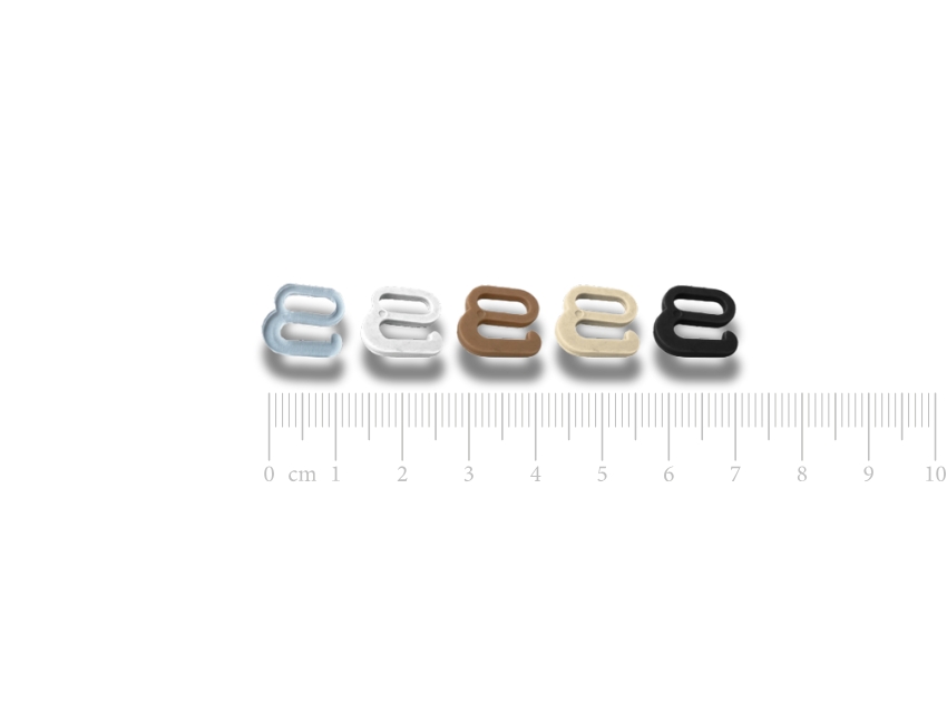 DESMONTABLE DE PLASTICO PARA LENCERIA 11MM X 50UN