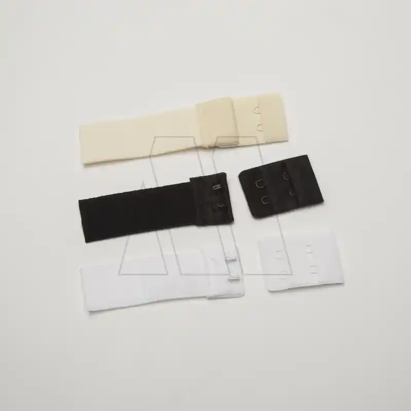 REPUESTO CORPIÑO 2 GANCHOS C/ELASTICO AFELPADO 3CM X 12UN