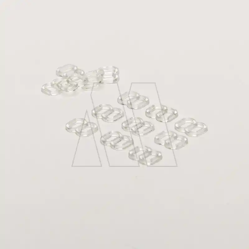 REGULADOR PLASTICO TRANSPARENTE P/CORPIÑO 6MM X 50UN