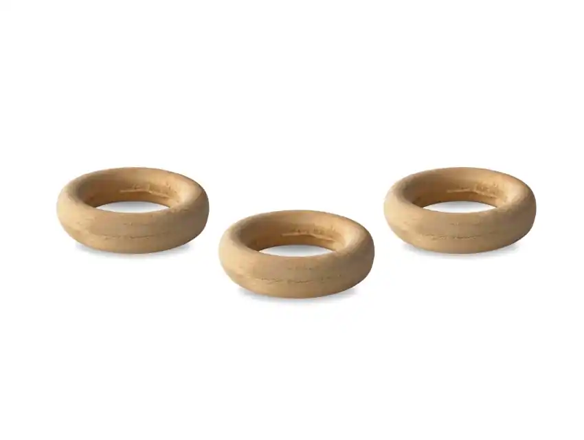 ARGOLLA DE MADERA SIN LUSTRAR X 22MM