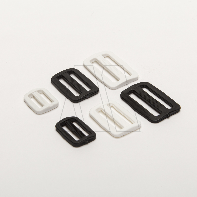 PASADOR PLASTICO DOBLE P/CINTA MOCHILERA 25MM
