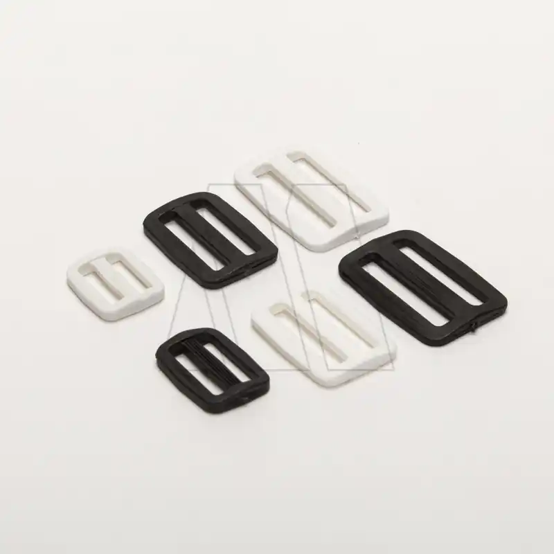 PASADOR PLASTICO DOBLE P/CINTA MOCHILERA 40MM