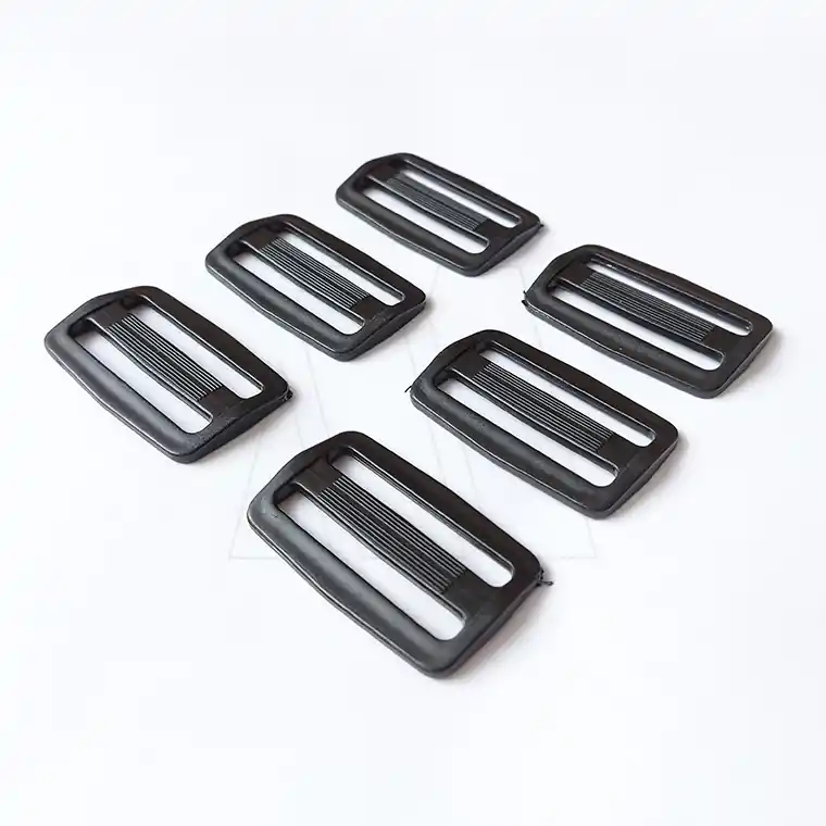 PASADOR PLASTICO DOBLE P/CINTA MOCHILERA 50MM