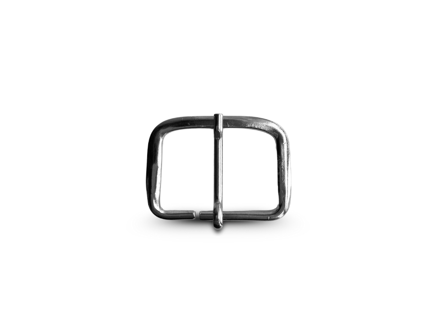 HEBILLA METALICA RECTANGULAR PASE 40 NIQUELADA X 12UN 