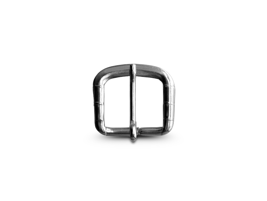  HEBILLA METALICA CON RELIEVE PASE 30 NIQUELADA X 12UN 