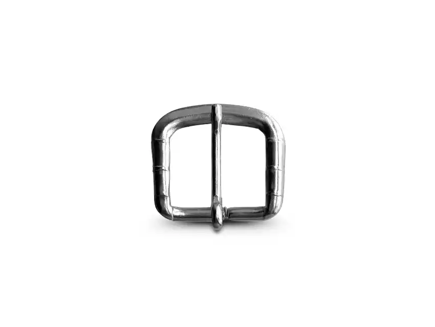  HEBILLA METALICA CON RELIEVE PASE 30 NIQUELADA X 12UN 