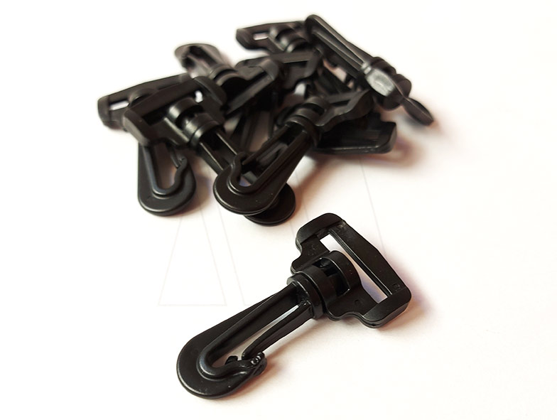 MOSQUETON PLASTICO PASE 30MM