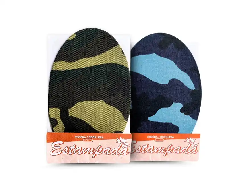 PITUCON ESTAMPADO MILITAR NRO 2 TERMOADHESIVO X 6 PARES 