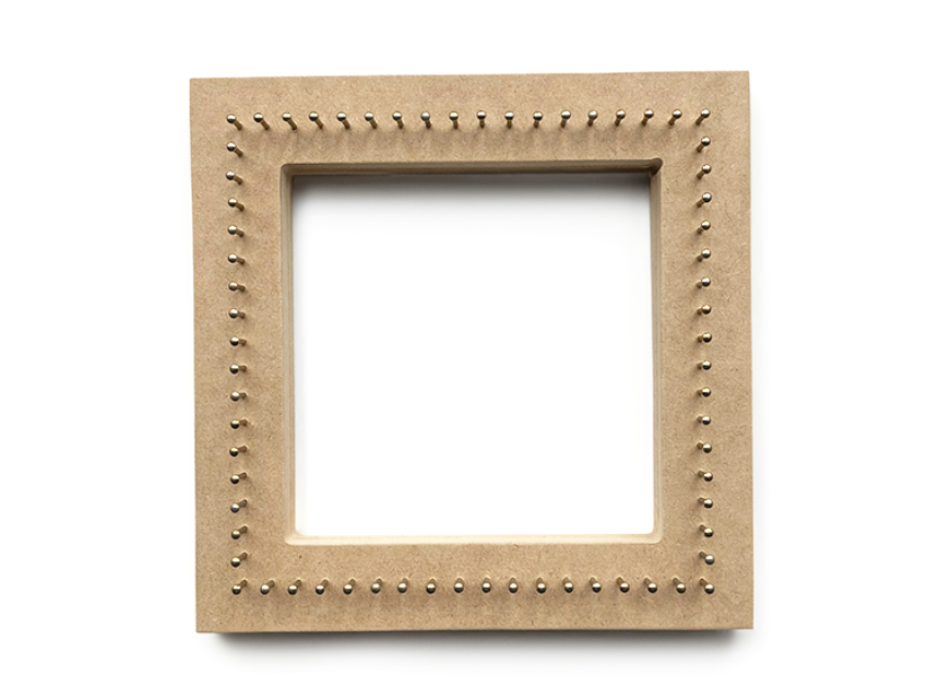 TELAR FIBROFACIL CUADRADO MEDIANO 30CM X 30CM 