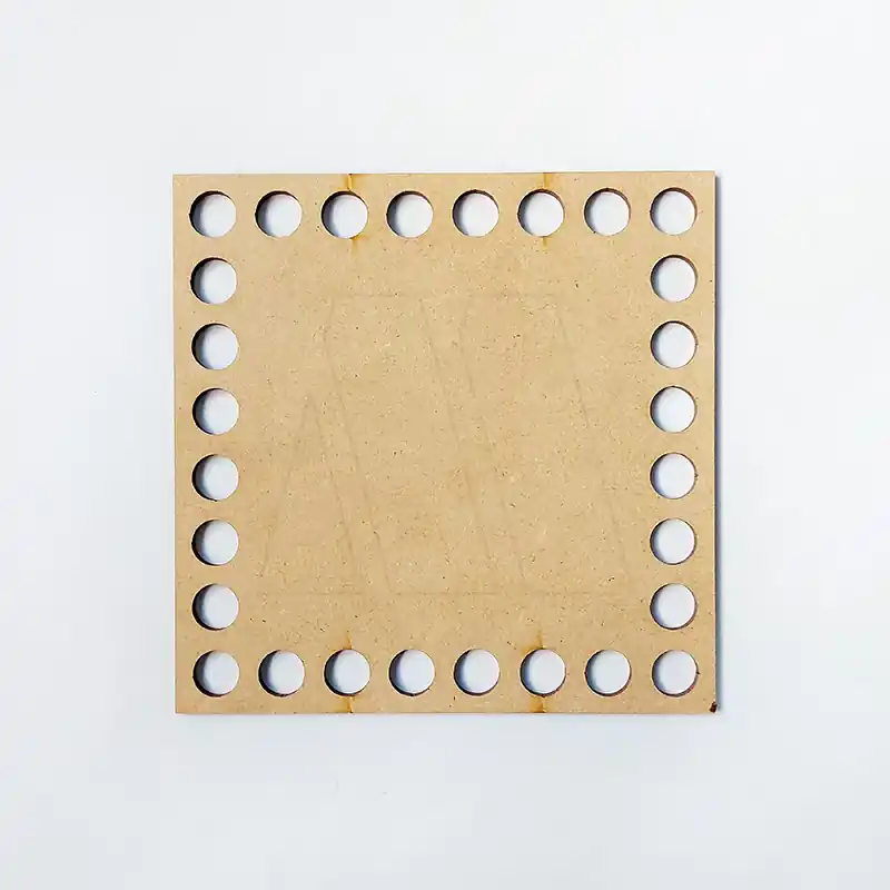 TELAR PARA TOTORA CUADRADO CHICO 14X14CM