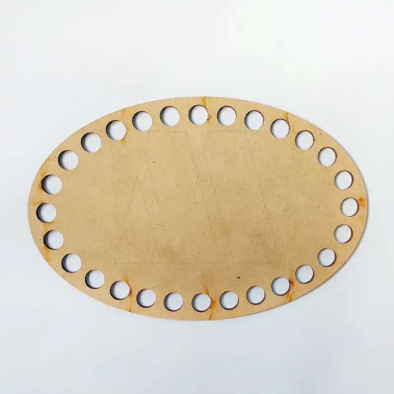 TELAR PARA TOTORA OVALADO MEDIANO 21X31CM