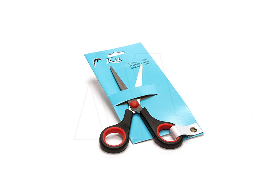 TIJERA KIT ALUMINIO C/MANGO PLASTICO P/MANUALIDADES 15CM (9006)