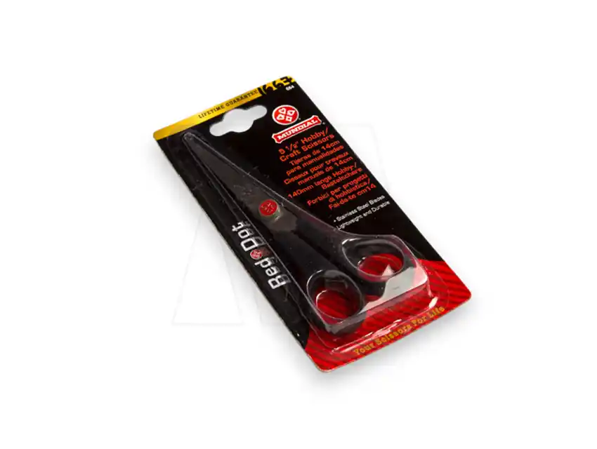 TIJERA MUNDIAL HOBBY PUNTO ROJO 14CM