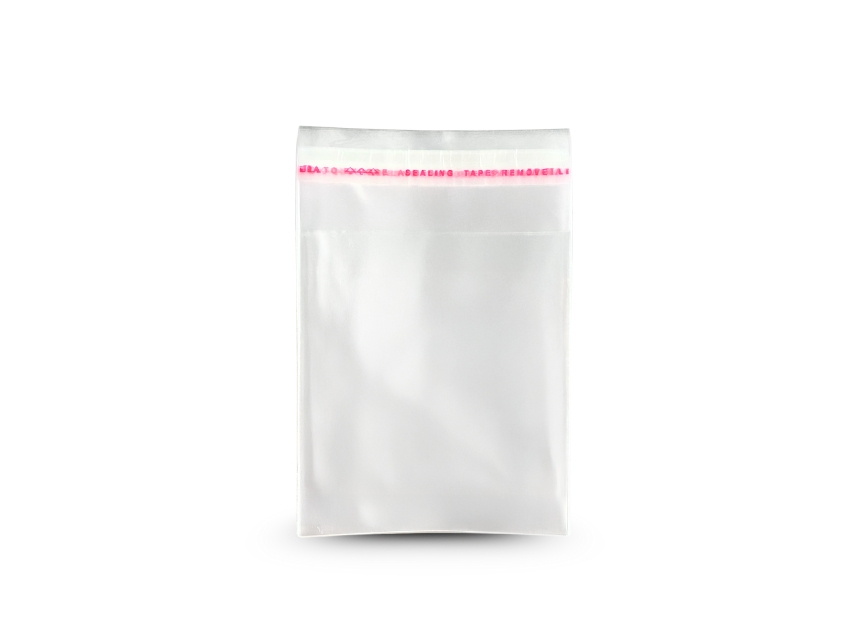 BOLSA TRANSPARENTE POLIPROPILENO CON CIERRE ADHESIVO 14CM X 20CM X 200UN 
