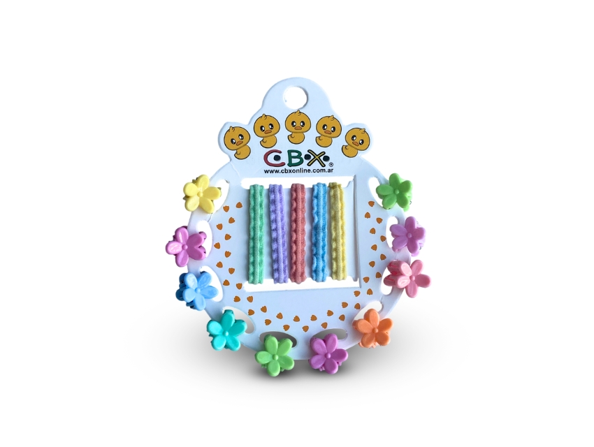 BLISTER DE COLITAS Y BROCHES SURTIDOS CBX X 15UN 
